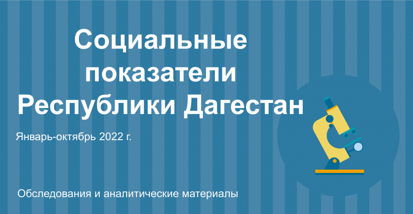 Социальные показатели за январь-октябрь 2022г.